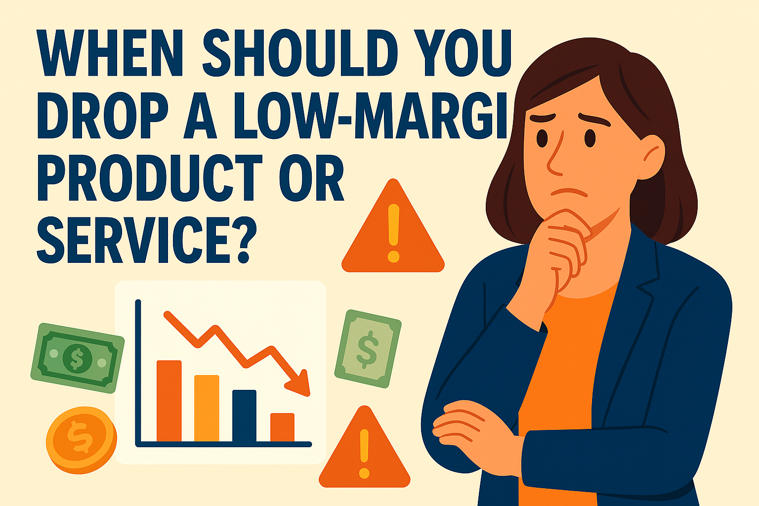 When Should You Drop a Low-Margin Product or Service?