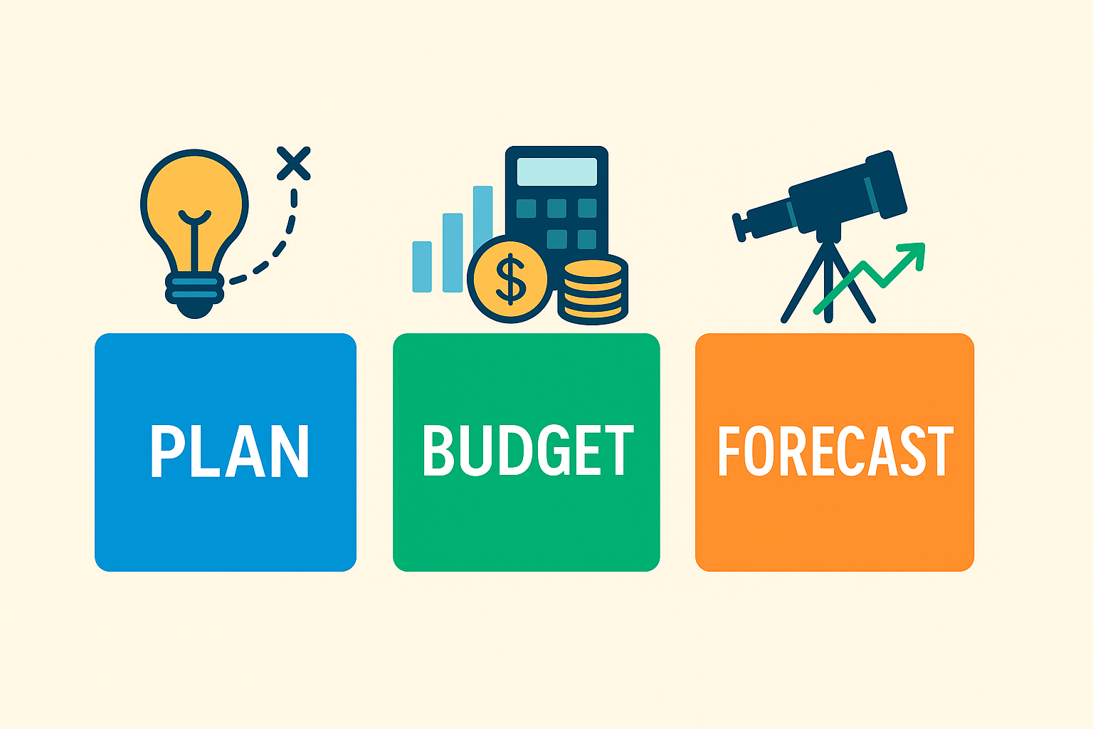 Budget vs. Forecast vs. Plan: What’s the Difference?